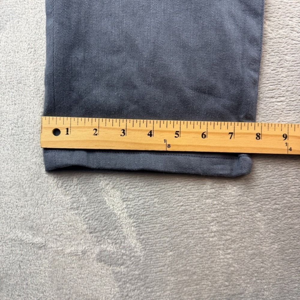 Betabrand Pants Mens 36x32 Blue Hemp Chino Khaki Twill Drawstring - Picture 12 of 13
